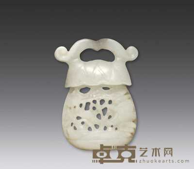 辽代 白玉香盒 高5cm